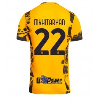 Maglia Calcio Inter Milan Henrikh Mkhitaryan #22 Terza Divisa 2024-25 Manica Corta